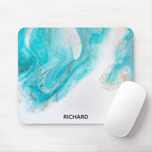 Tapis De Souris Marbre blanc (Avec souris)