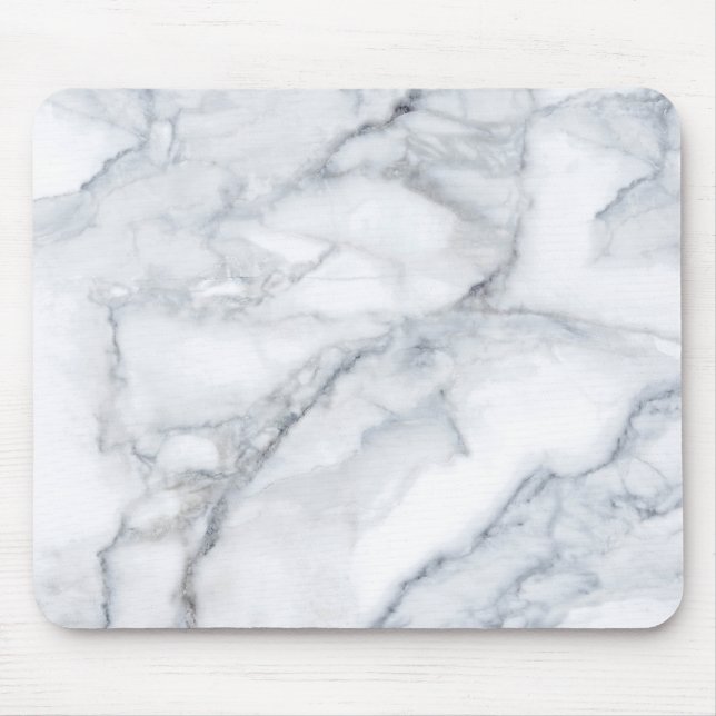 Tapis De Souris Marbre blanc Carrara Calacatta Texture (Devant)