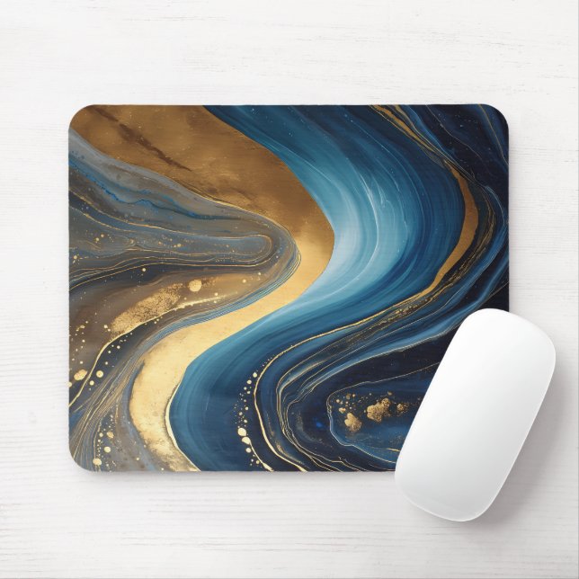 Tapis De Souris Marbre génial tendance moderne (Avec souris)