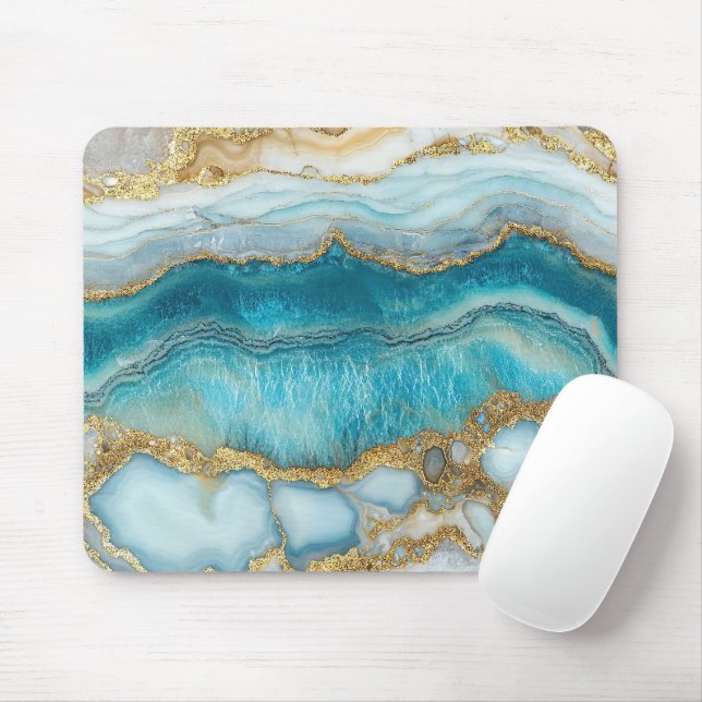 Tapis De Souris Marbre génial tendance moderne (Avec souris)