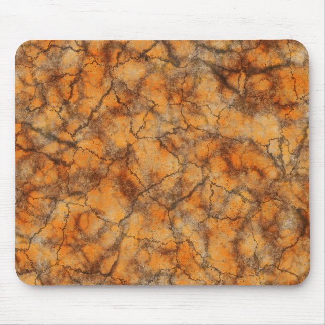 Tapis De Souris Marbre orange (Devant)