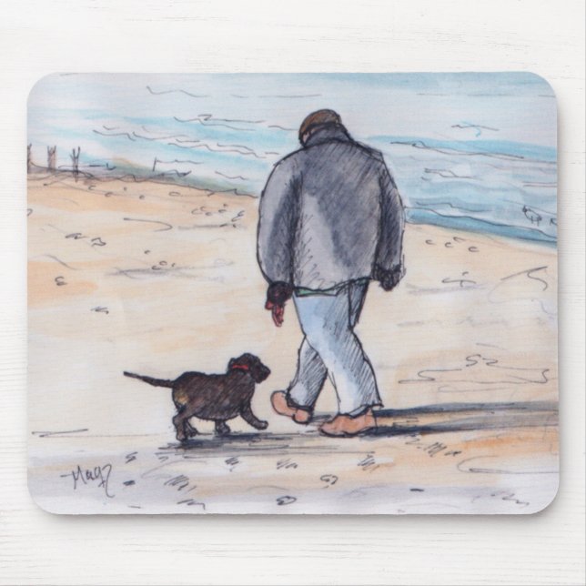 Tapis De Souris Marchant le chien - 05 (Devant)