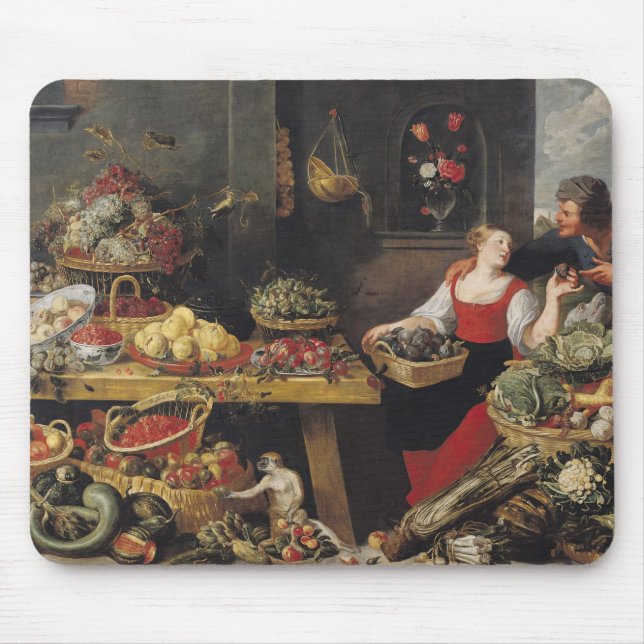 Tapis De Souris Marché de fruits et légumes (Devant)