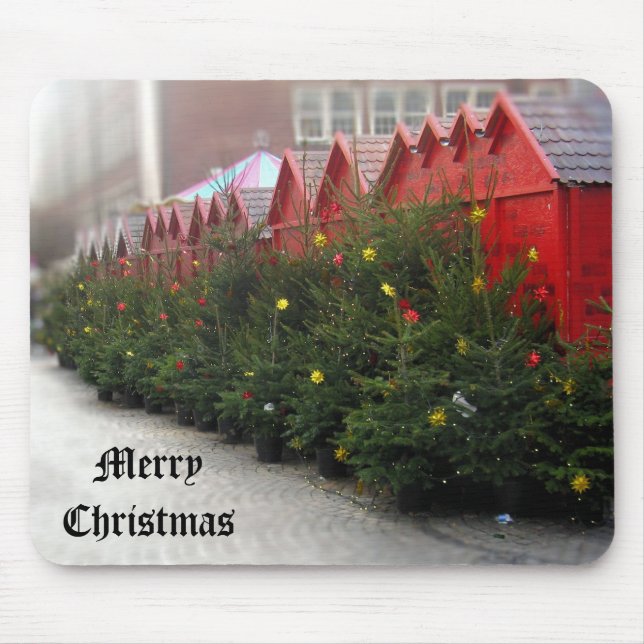 Tapis De Souris Marché de Noël allemand - Noël Mousepad (Devant)