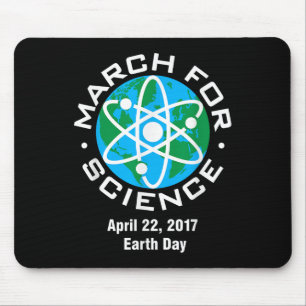 Tapis De Souris Marche Pour Le Jour des terres Scientifique 2017