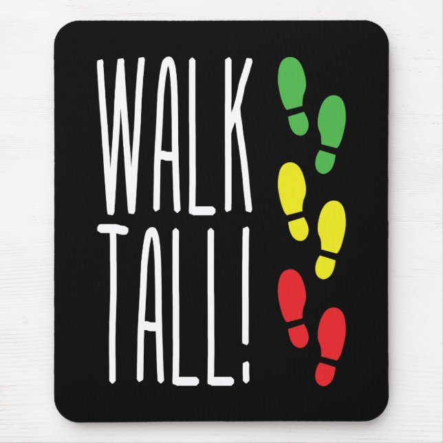 Tapis De Souris Marcher Haut (Devant)