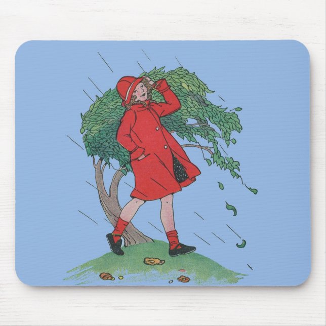 Tapis De Souris marcher sous la pluie (Devant)