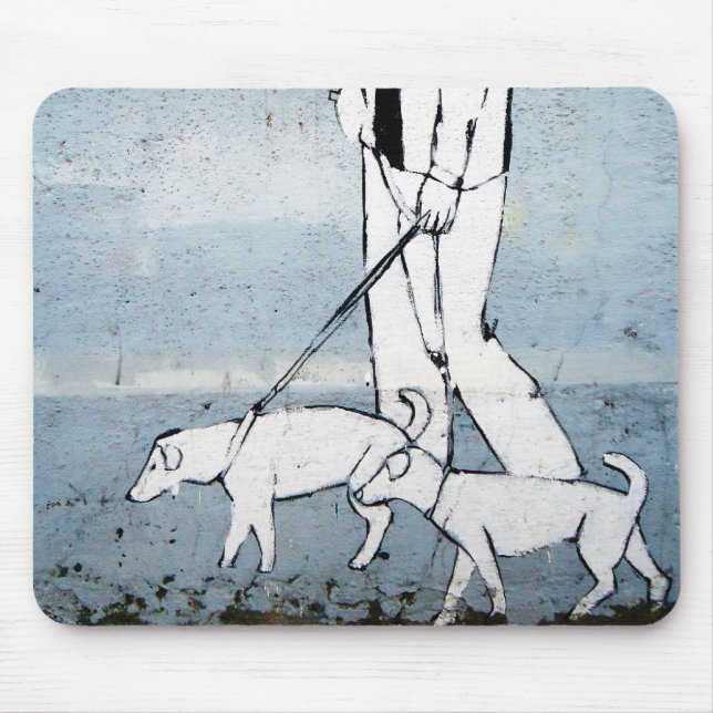 Tapis De Souris marcheur de chiens (Devant)