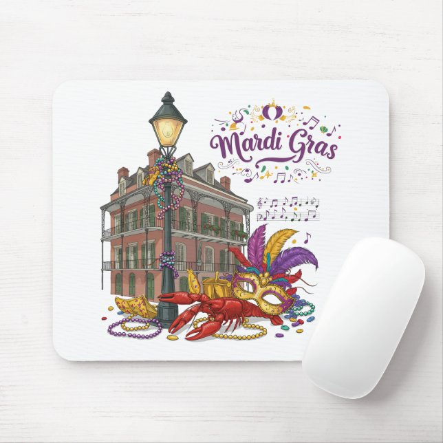 Tapis De Souris Mardi gras (Avec souris)