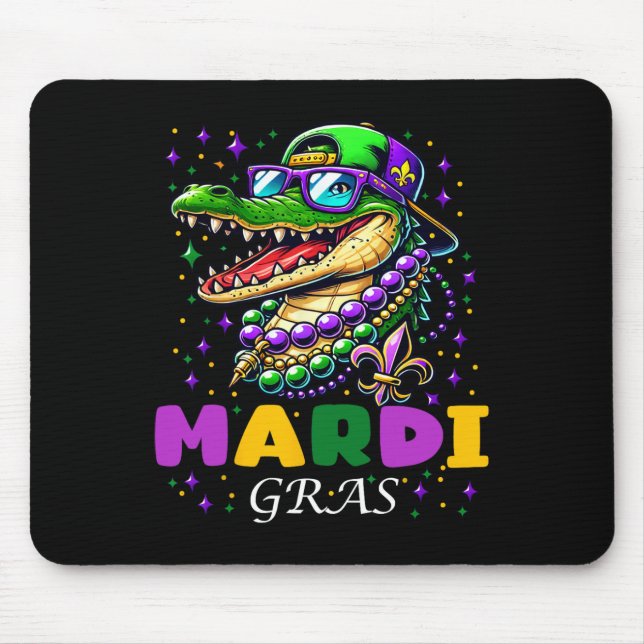 Tapis De Souris Mardi Gras 2025 Pour Hommes Femmes Enfants (Devant)