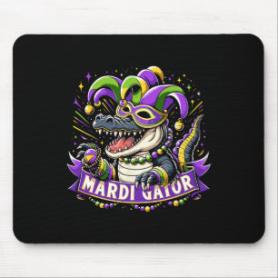 Tapis De Souris Mardi Gras Alligator Mardigator