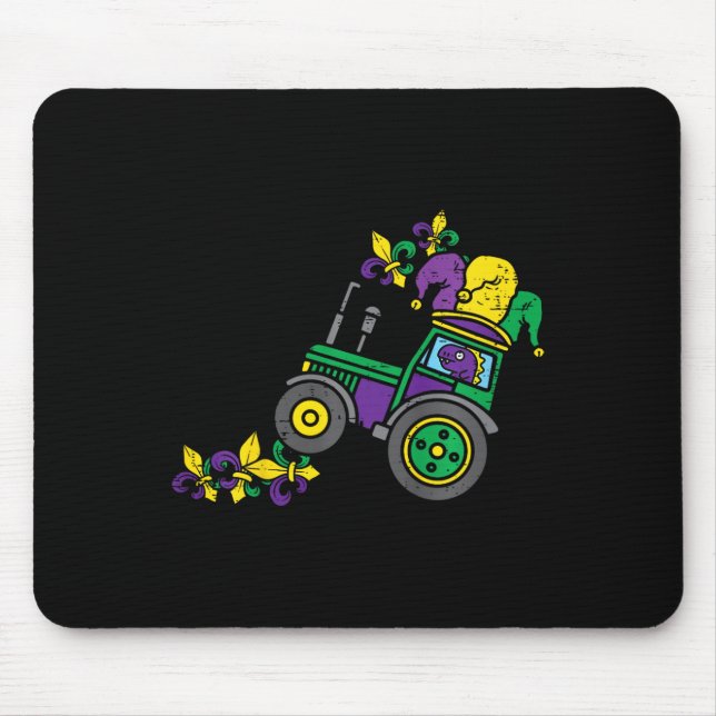 Tapis De Souris Mardi Gras Carnaval Célébration Enfants Jester Tra (Devant)