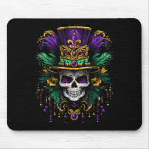 Tapis De Souris Mardi Gras Costume sucre crâne carnaval Hommes