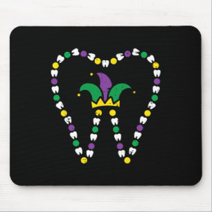 Tapis De Souris Mardi Gras Dentiste Dentiste Dentelle Casquette De