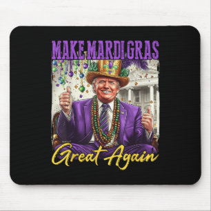 Tapis De Souris Mardi Gras Donald Trump Mardi Gras Américain