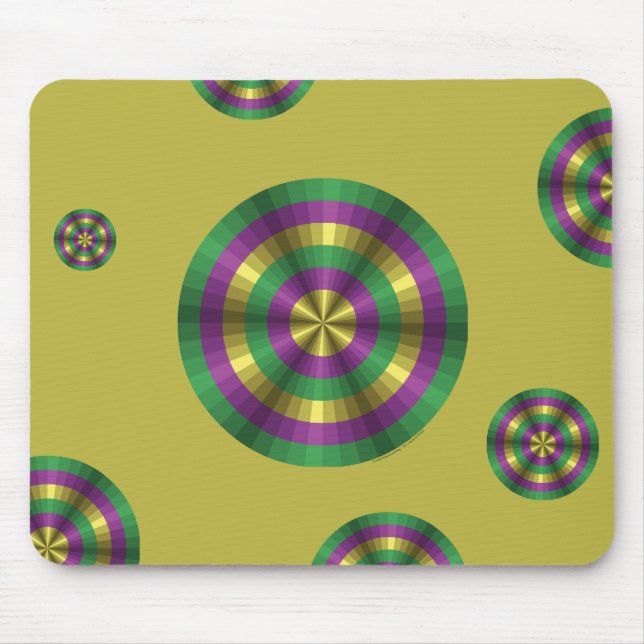 Tapis de souris Mardi Gras Illusion (Devant)
