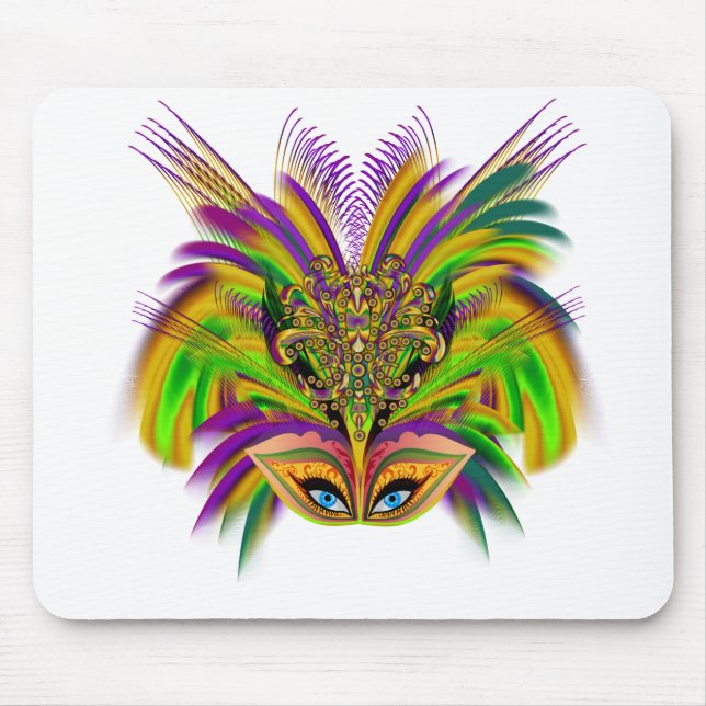 Tapis De Souris Mardi-Gras-Mask-The-Queen-V-3 (Devant)