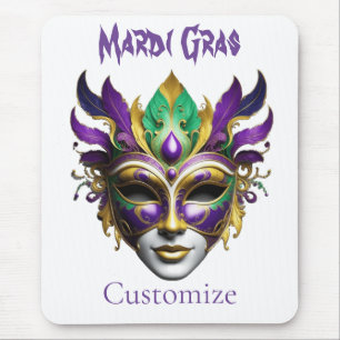 Tapis De Souris Mardi Gras Masque Thunder_Cove