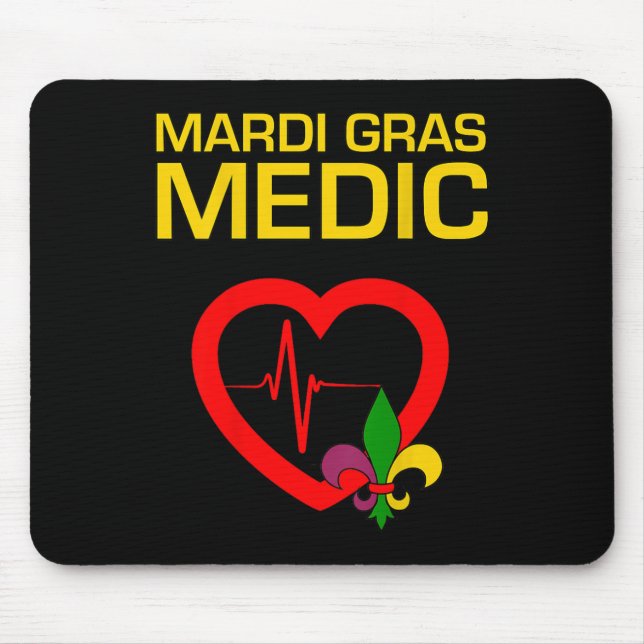 Tapis De Souris Mardi Gras Medic (Devant)