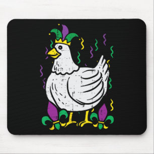 Tapis De Souris Mardi Gras Poulet Drôle Maillot Homme d'élevage