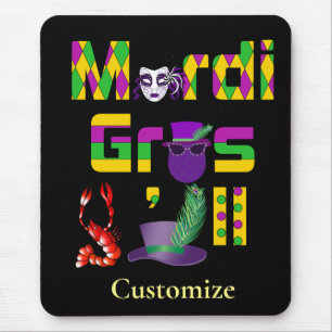 Tapis De Souris Mardi Gras Y'all Thunder_Cove