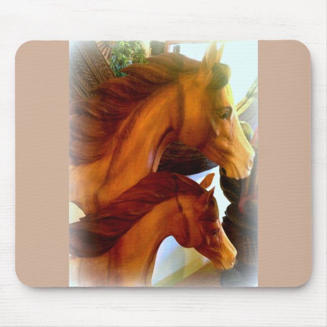 Tapis De Souris mare et poney mousepad (Devant)