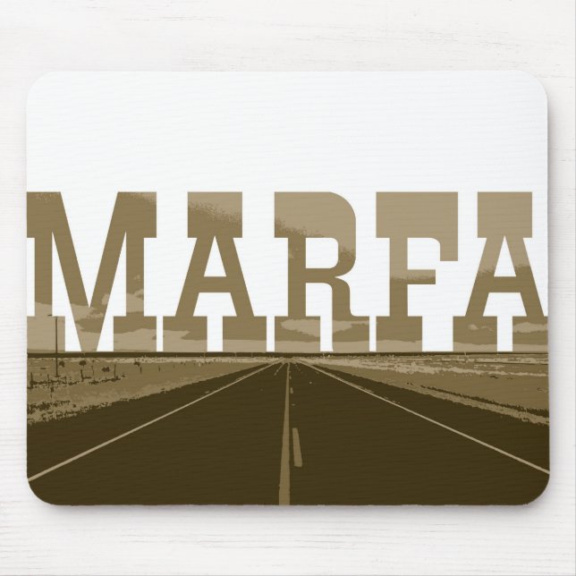 Tapis De Souris Marfa le Texas (Devant)