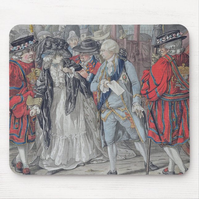 Tapis De Souris Margaret Nicholson essayant d'assassiner son M (Devant)