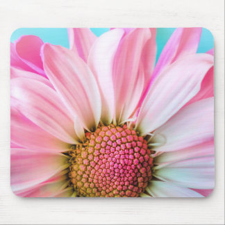 Tapis De Souris Marguerite chic rose élégante