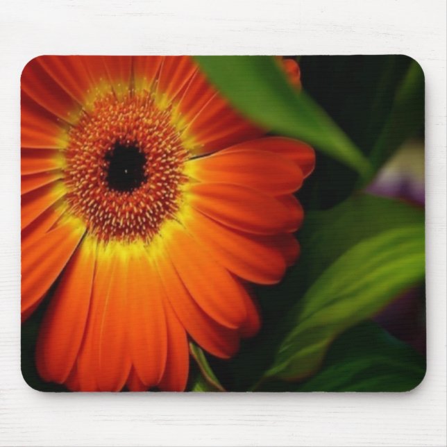 Tapis De Souris Marguerite orange de Gerber (Devant)