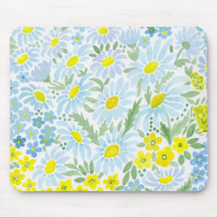 Tapis De Souris Marguerites aquarelle