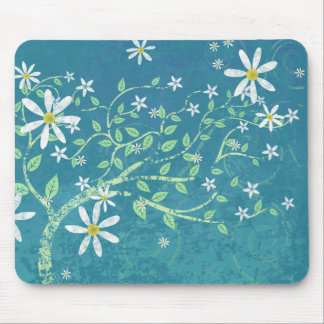 Tapis De Souris Marguerites ébouriffées par le vent