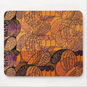 Tapis De Souris Marguerites stylisées de Nouveau d'art - Mousepad