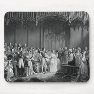 Tapis De Souris Mariage de la Reine Victoria et prince Albert