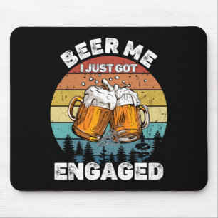 Tapis De Souris Mariage de l'homme à bière Drôle de fête de célébr