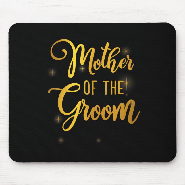 Tapis De Souris Mariage Douche Mère du Marié pour Maman de la part (Devant)