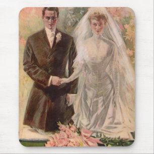 Tapis De Souris mariage édouardien 1906