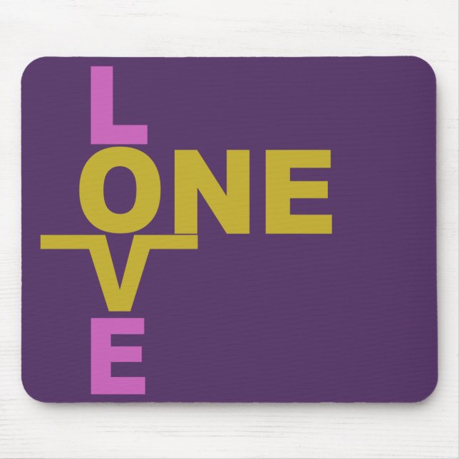 Tapis De Souris Mariage Égalité / One Love coutume mousepad (Devant)