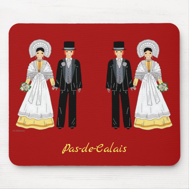 Tapis De Souris Mariage en Pas-de-Calais, France (Devant)