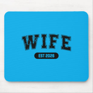Tapis De Souris Mariage Enterrement de Vie de Garçon Femme et Mari