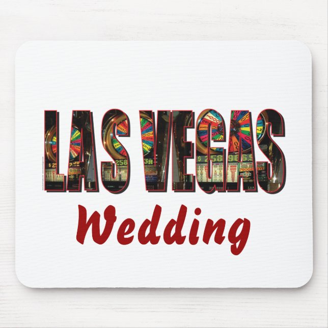 Tapis De Souris Mariage Las Vegas (Devant)