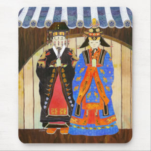 Tapis De Souris Mariage Mousepad de roi et de Reine