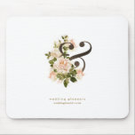 Tapis De Souris Mariage Planification de la pêche romantique Rose<br><div class="desc">Mariage Planification Pêche romantique Rose Ampersand Mouse Pad - Wedding planner romantique pêche rousse rose design</div>
