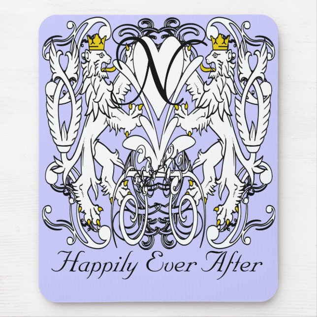 Tapis De Souris Mariage Renaissance Lion Rampant (Devant)
