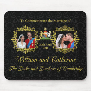 Tapis De Souris Mariage royal le duc et la duchesse de Cambridge