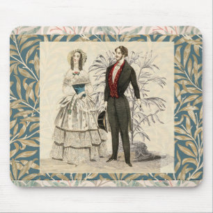 Tapis De Souris Mariage victorien Mariage vintage 1844 Oeuvre arti