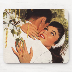 Tapis De Souris Mariage Vintage, Amour et Romance