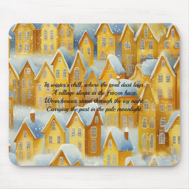 Tapis De Souris Marianna, Pa Coal Patch Houses Mouse Pads (Devant)