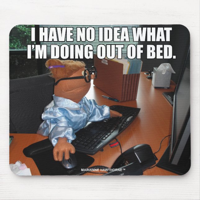 Tapis De Souris Marianne Hawthorne dans le bureau (Devant)