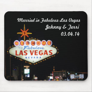 Tapis De Souris Marié à Las Vegas a personnalisé Mousepad !